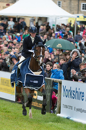 Flora Harris (GBR) riding Bayano
