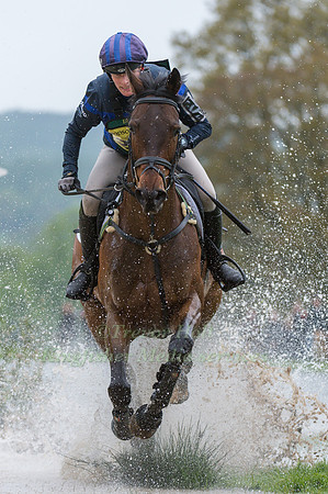 ZARA TINDALL  RIDING  RUM EXPECTATIONS COMPETING IN THE CROSS COUNTRY PHASE OF THE  CIC ONE STAR COMPETITION AT THE  2017 DODSON AND HORRELL CHATSWORTH INTERNATIONAL HORSE TRIAL.