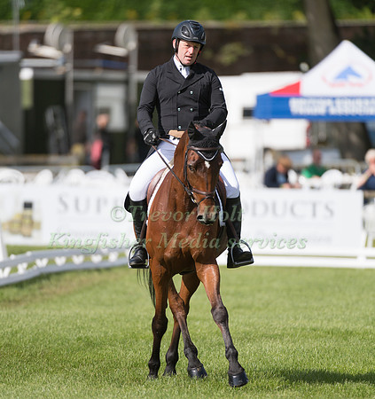 ANTHONY CLARK (GBR) AND CRAMBAMBOLI TAKING PART IN THE DRESSAGE PHASE OF THE  CCI THREE STAR COMPETITION AT THE 2017 EQUI-TREK BRAMHAM INTERNATIONAL HORSE TRIALS