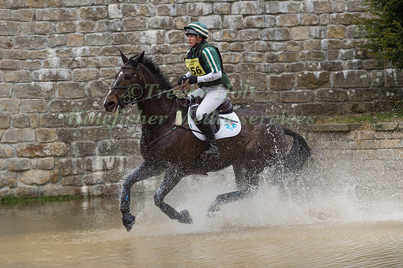 NICKY RONCORONI  RIDING  WATTS BURN COMPETING IN THE CROSS COUNTRY PHASE OF THE  ADVANCED COMPETITION AT THE  2017 DODSON AND HORRELL CHATSWORTH INTERNATIONAL HORSE TRIAL.
