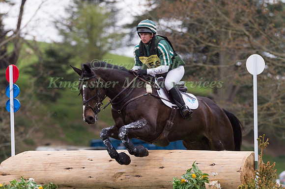 NICKY RONCORONI  RIDING  WATTS BURN COMPETING IN THE CROSS COUNTRY PHASE OF THE  ADVANCED COMPETITION AT THE  2017 DODSON AND HORRELL CHATSWORTH INTERNATIONAL HORSE TRIAL.