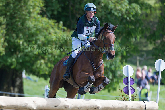 MARK  KYLE (IRL) RIDING  JEMILLA COMPETING IN THE CROSS COUNTRY PHASE OF THE  EVENT RIDERS MASTERS COMPETITION AT THE  2017 DODSON AND HORRELL CHATSWORTH INTERNATIONAL HORSE TRIAL.