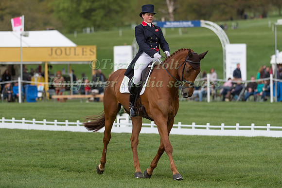 PIGGY FRENCH (GBR) RIDING  QUARRYCREST ECHO COMPETING IN THE  DRESSAGE PHASE OF THE  CIC THREE STAR COMPETITION AT THE  2017 DODSON AND HORRELL  CHATSWORTH INTERNATIONAL HORSE TRIAL.