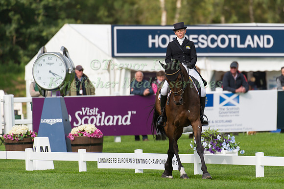 Karin Donckers of Belgium riding Fletcha Van’t Verahof