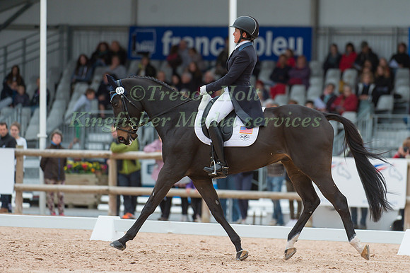 Barbara Crabo of the United States of America riding Eveready
