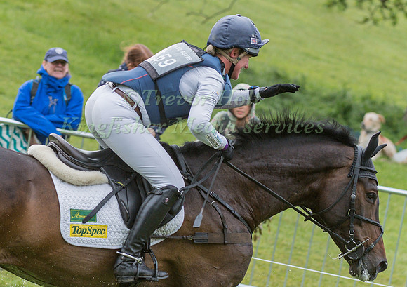 NICOLA WILSON (GBR) AND JL DUBLIN TAKING PART IN  CROSS COUNTRY PHASE OF THE EQUI-TREK CCI-S4* COMPETITION AT THE 2019  EQUI-TREK BRAMHAM INTERNATIONAL HORSE TRIALS.