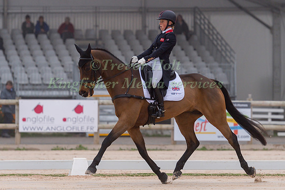 ROSALIND CANTER (GBR) AND ZENSHERA TAKING PART IN THE DRESSAGE P
