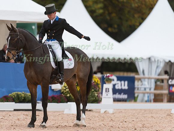 Simon Grieve  of Great Britain riding Cornacrew