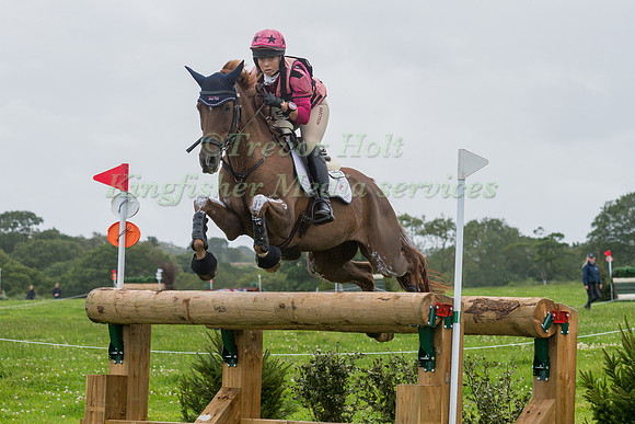 EMMA HYSLOP-WEBB RIDING  BOLEYBAWN ARISTOCRAT