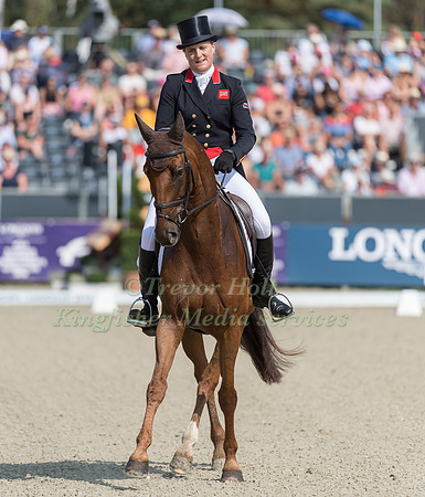 Kristina Cook (GBR) and Billy the Red