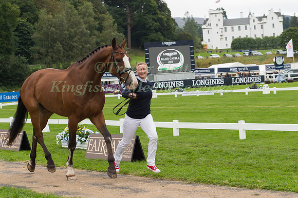 Hanne Wind Ramsgaard of Denmark with Vestervangs Arami