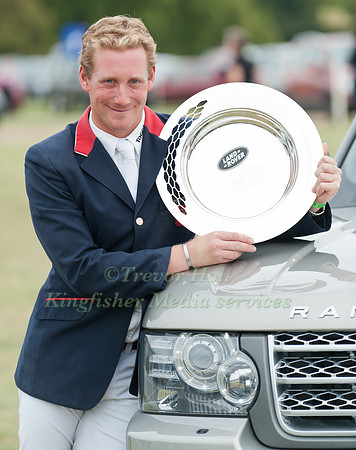 Oliver Townend with the Trophy