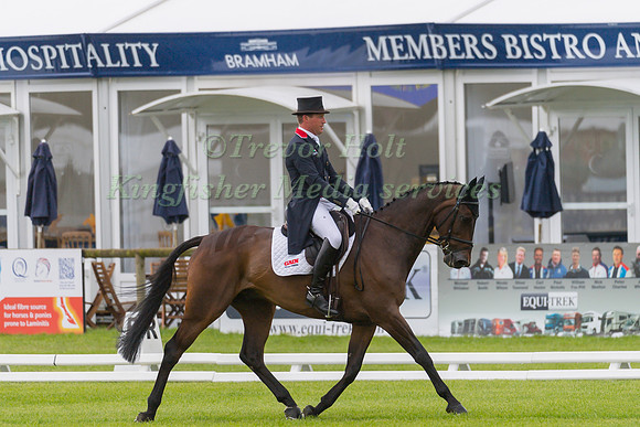 OLIVER TOWNEND (GBR) AND NOTE WORTHY TAKING PART IN THE DRESSAGE PHASE OF THE  CCI THREE STAR COMPETITION AT THE 2017 EQUI-TREK BRAMHAM INTERNATIONAL HORSE TRIALS