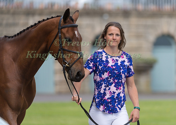KATIE PRESTON (GBR) AND TEMPLAR JUSTICE AT THE EQUI-TREK CCI *** FINAL HORSE INSPECTION OF THE 2017 BRAMHAM INTERNATIONAL HORSE TRIALS