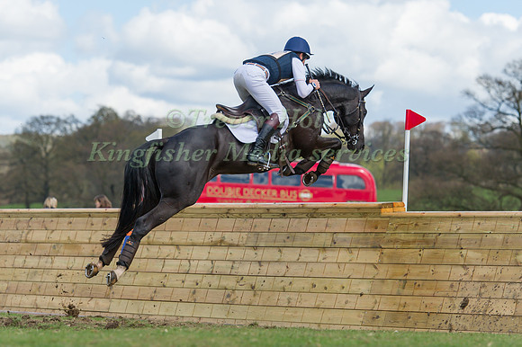 Christopher  Burton (AUS) riding Santano II
