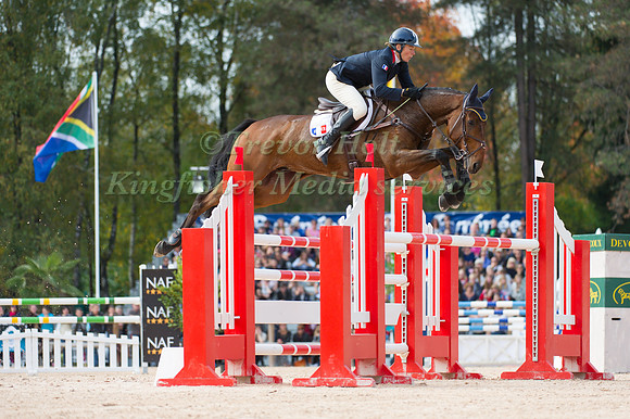 Helene Vattier of France riding Quito De Baliere