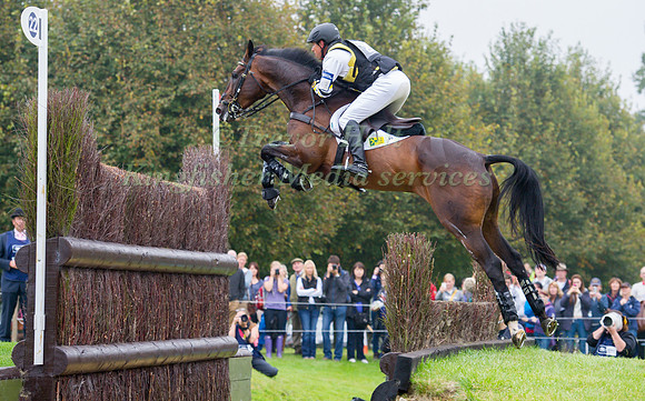 Sam Griffiths (AUS) riding Happy Times competing in the Cross Country Phase