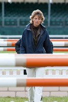 Lucinda Fredericks Walking The Show Jumping Course
