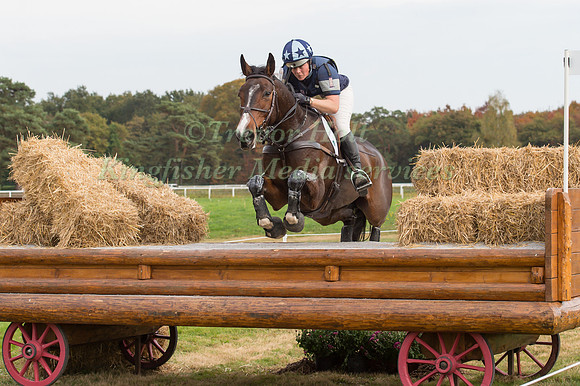 Lucy Wiegersma of Great Britain riding Mr Chunky