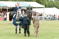Oliver Townend with Andrew Cawthray and Head Groom Katherine Mellor