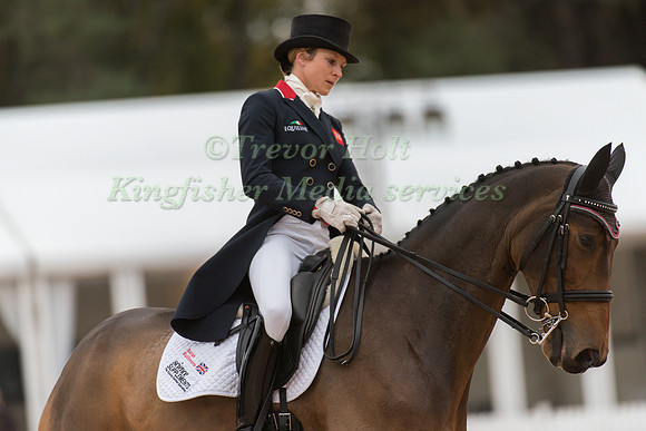 Sara Bullimore of Great Britain riding Reve Du Rouet