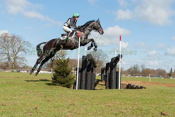 Kathryn  Robinson (CAN) riding Let It Bee