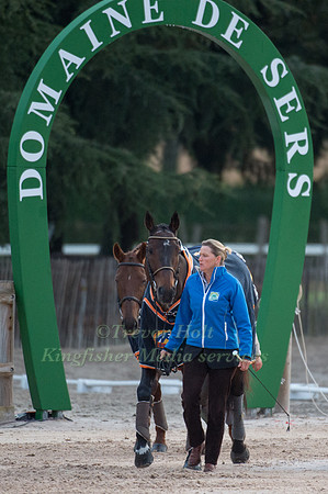 Karin Donckers heads for trot Up