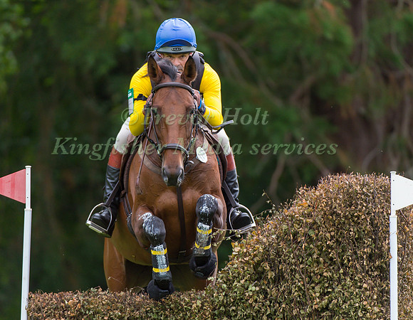 RICHARD EVANS (GBR) RIDING BROWN SUGAR III