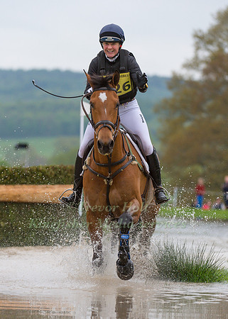 PIGGY FRENCH  RIDING  COOLEY MONSOON COMPETING IN THE CROSS COUNTRY PHASE OF THE  CIC ONE STAR COMPETITION AT THE  2017 DODSON AND HORRELL CHATSWORTH INTERNATIONAL HORSE TRIAL.