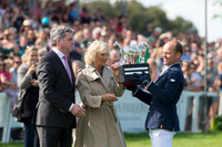Michael Jung of Germany  with the Rolex  Grand Slam of Eventing Trophy