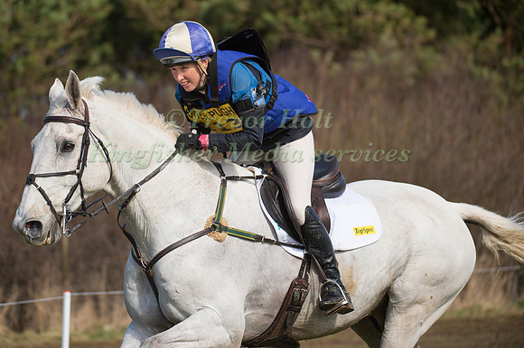 Louisa Milne Holme riding King Eider
