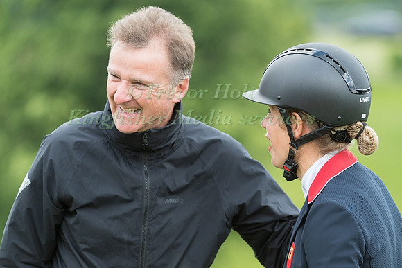 Horse & Hound photographer Peter Nixon and Izzy Taylor