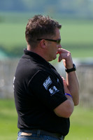 Ben Hobdays Father before Showjumping