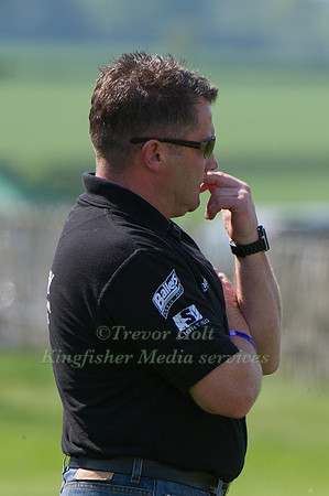 Ben Hobdays Father before Showjumping