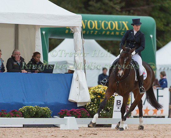 Lucy Wiegersma of Great Britain riding Mr Chunky