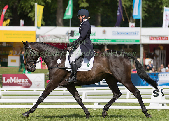 EMILY PARKER (GBR) AND HOWICK FREEDOM TAKING PART IN THE DRESSAGE PHASE OF THE  CCI THREE STAR COMPETITION AT THE 2017 EQUI-TREK BRAMHAM INTERNATIONAL HORSE TRIALS