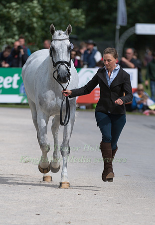 EMMA FORSYTH (GBR) AND SOLTAIR JUSTICE AT THE EQUI-TREK CCI *** FINAL HORSE INSPECTION OF THE 2017 BRAMHAM INTERNATIONAL HORSE TRIALS