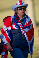 British Supporter at the World Equestrian Games in Kentucky