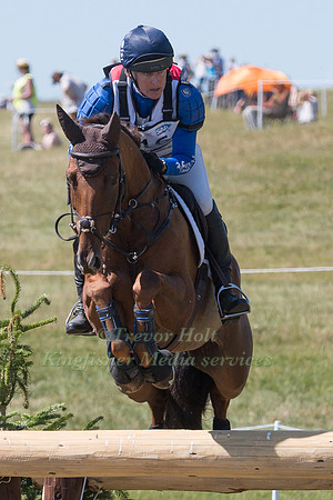 KRISTINA COOK (GBR) AND BILLY THE RED