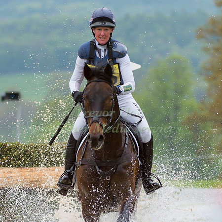 NICOLA WILSON  RIDING  JL DUBLIN COMPETING IN THE CROSS COUNTRY PHASE OF THE  CIC ONE STAR COMPETITION AT THE  2017 DODSON AND HORRELL CHATSWORTH INTERNATIONAL HORSE TRIAL.
