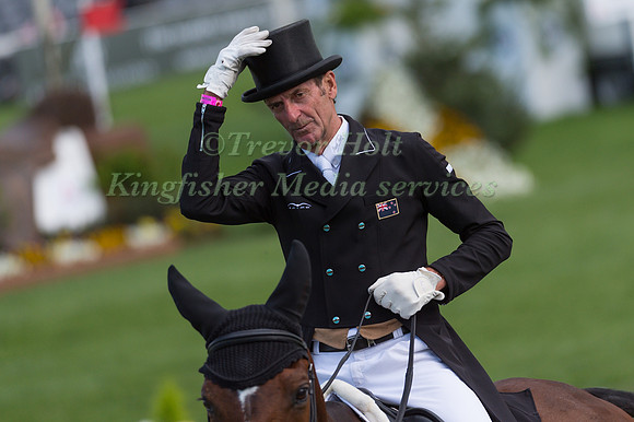 Mark Todd (NZL) riding NZB Campino in the Dressage phase  of  the 2017 Mitsubishi Motors  Badminton Horse Trials