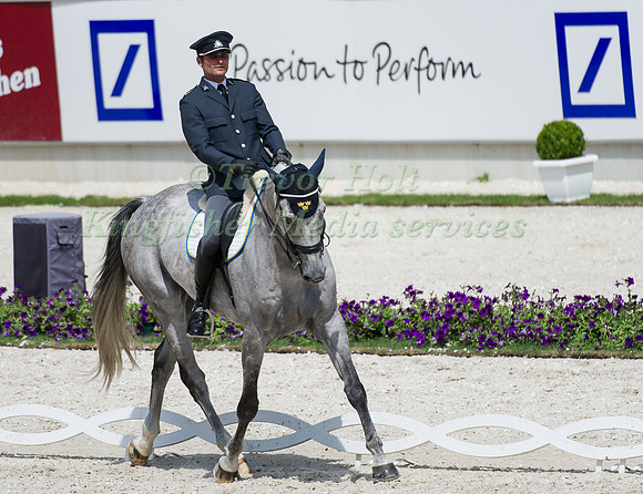 Johan Lundin riding Orup