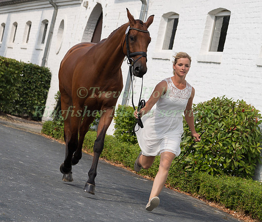 JULIA KRAJEWSKI (GER) AND  SAMOURAI DU THOT
