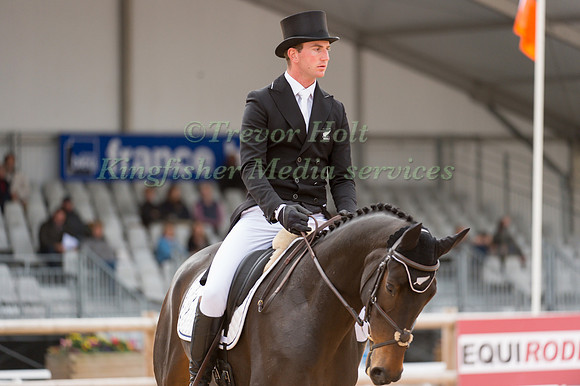 Jesse Campbell of New Zealand riding Cleveland