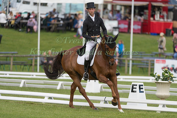 ARTHUR  DUFFORT (FRA) AND HERBST GOLDEN ECLIPSE TAKING PART IN THE DRESSAGE PHASE OF THE  CCI THREE STAR COMPETITION AT THE 2017 EQUI-TREK BRAMHAM INTERNATIONAL HORSE TRIALS