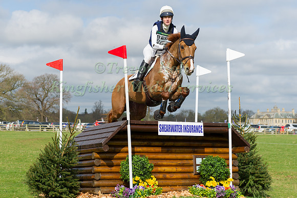 WILLA NEWTON  RIDING  CAJA 20 TAKING PART IN  THE ADVANCED  CROSS COUNTRY