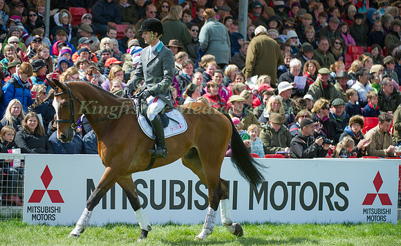 Paul Sims and Glengarnock at the Parade of Competitors