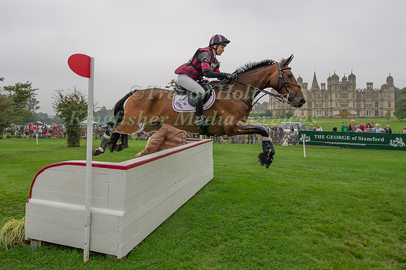 Sarah Bullimore (GBR) riding Reve Du Rouet competing in the Cross Country Phase