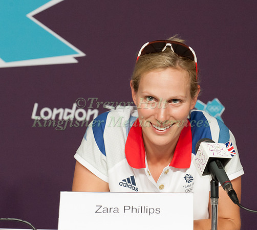 Zara Phillips at the Pre-Competition Press Conference