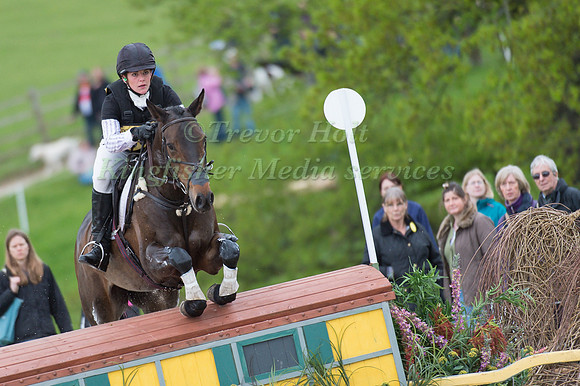 Hazel Towers riding  SIMPLY CLOVER